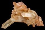 Tangerine Quartz Crystal Cluster - Madagascar #115656-3